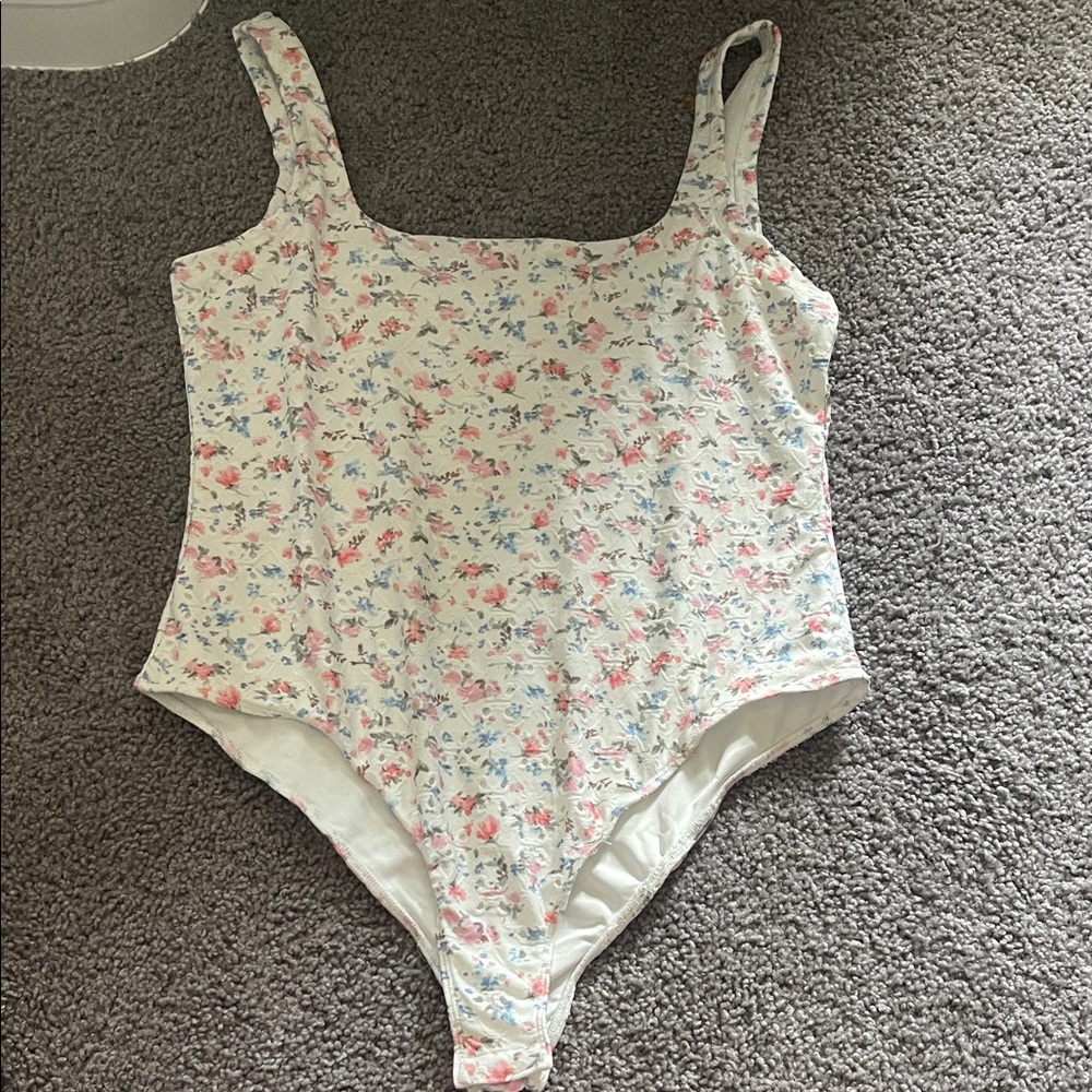 Floral Print Bodysuit
